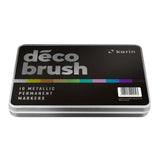 Karin DecoBrush Metallics - 10 set tin