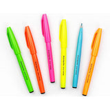 Pentel Touch Sign Brush Pens - Neons (6 Pack)