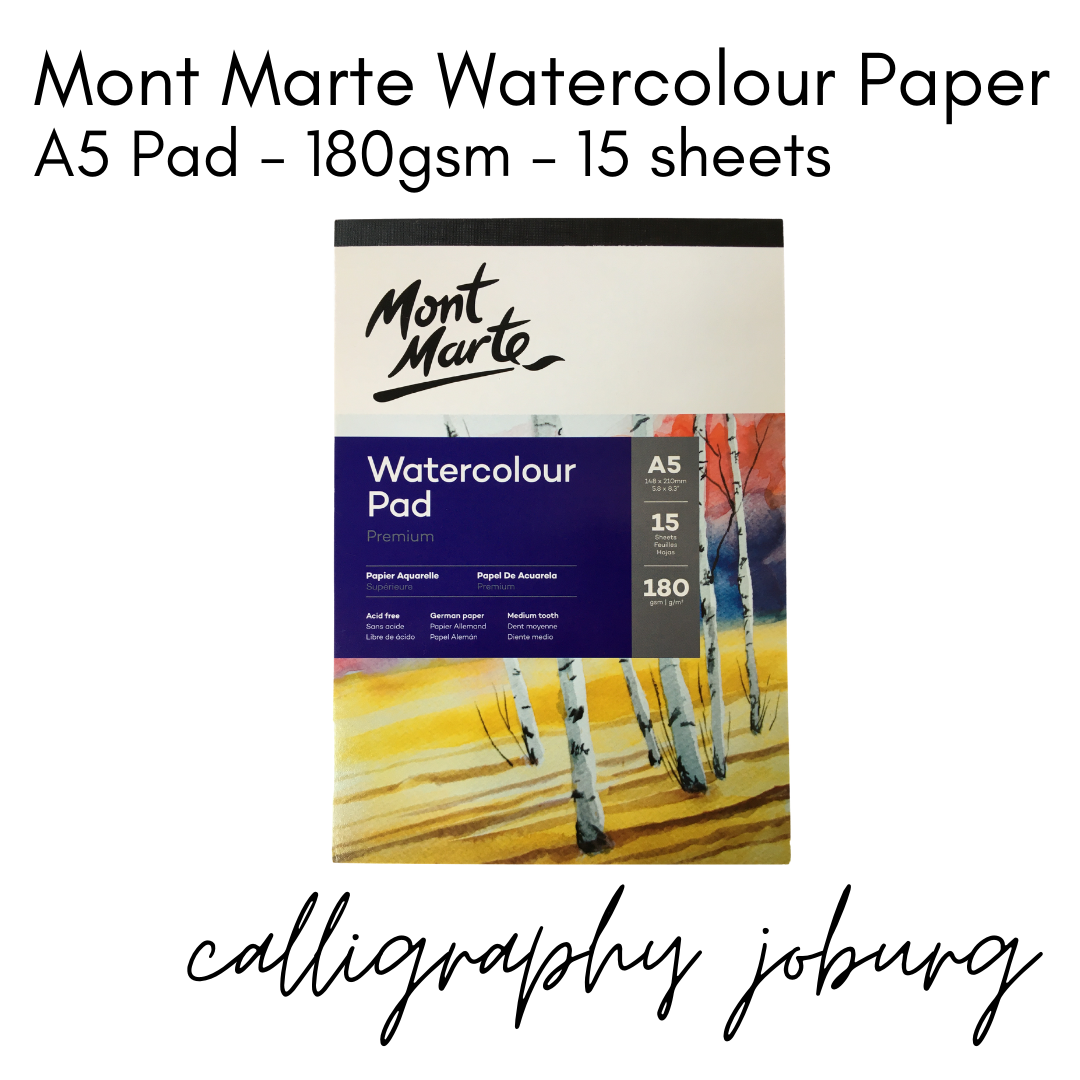 Premium Watercolor Pad A4 180gsm 15 Sheet