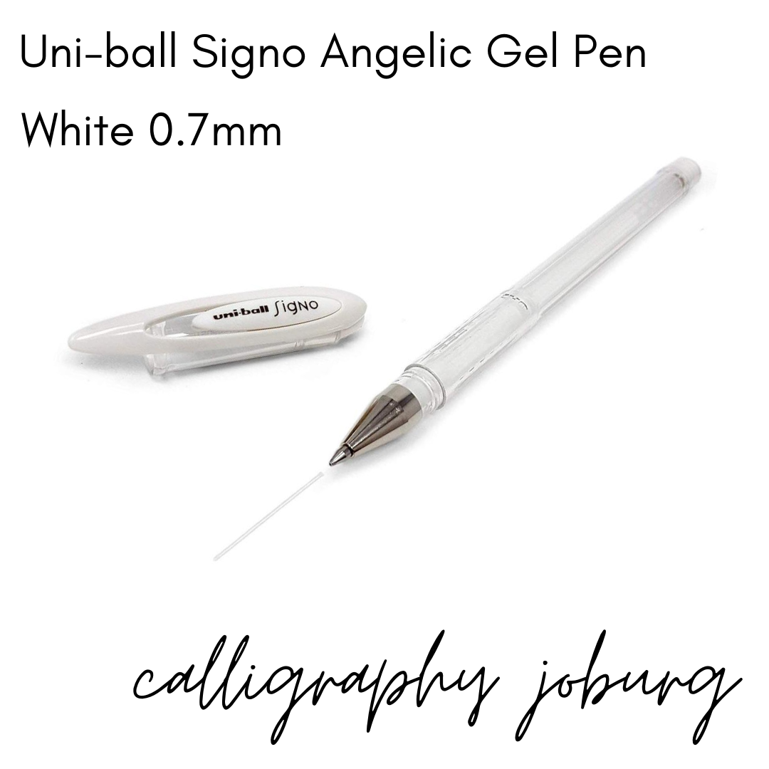 Uni ball Signo White Gel Pens