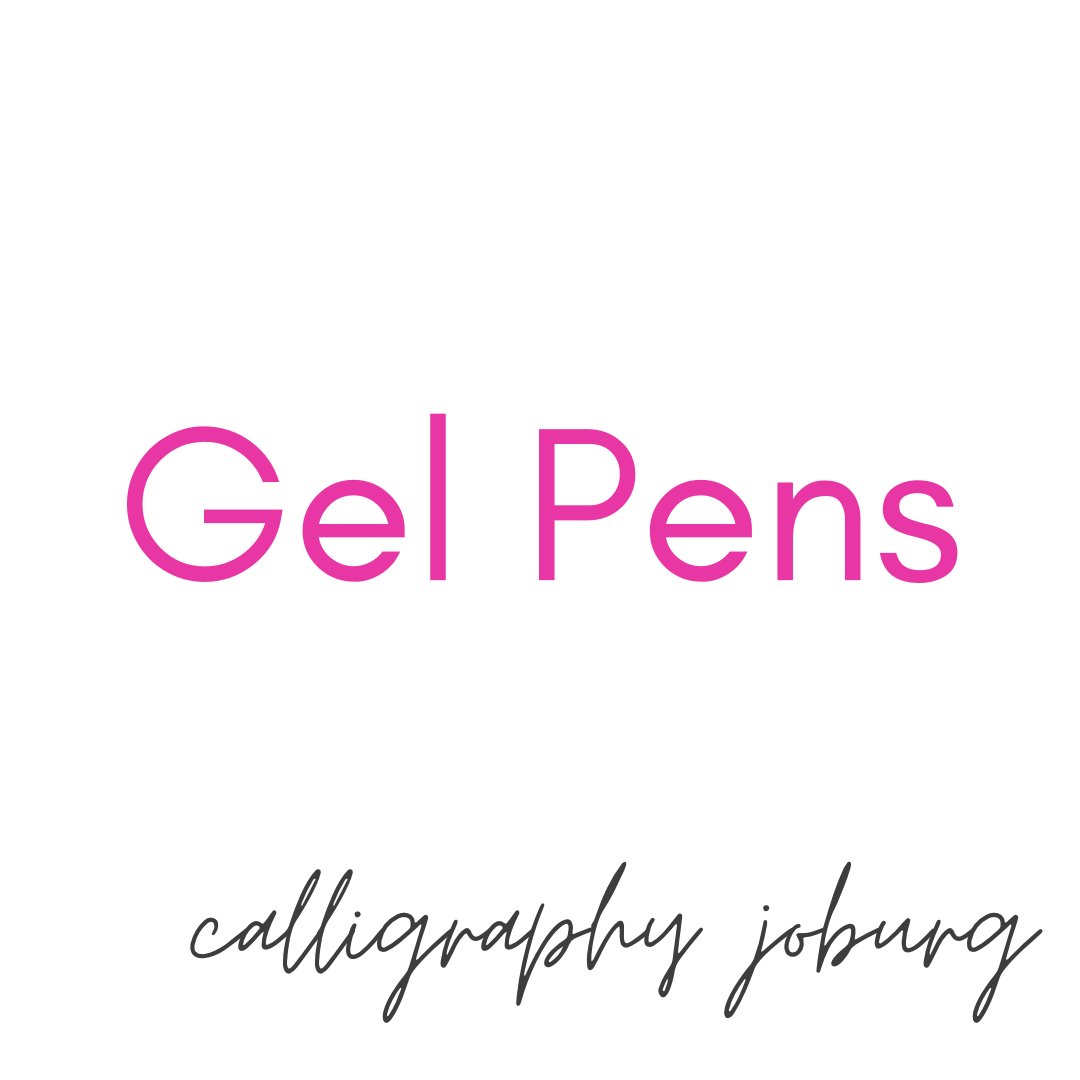 Fineliners, Gel Pens & Highlighters Calligraphy Joburg