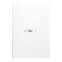 Rhodia Staplebound A5 Notebook - Lined (white cover)