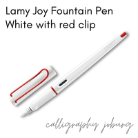 Lamy Joy Fountain Pen - White & Red