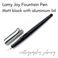 Lamy Joy Fountain Pen - Matt Black & Silver