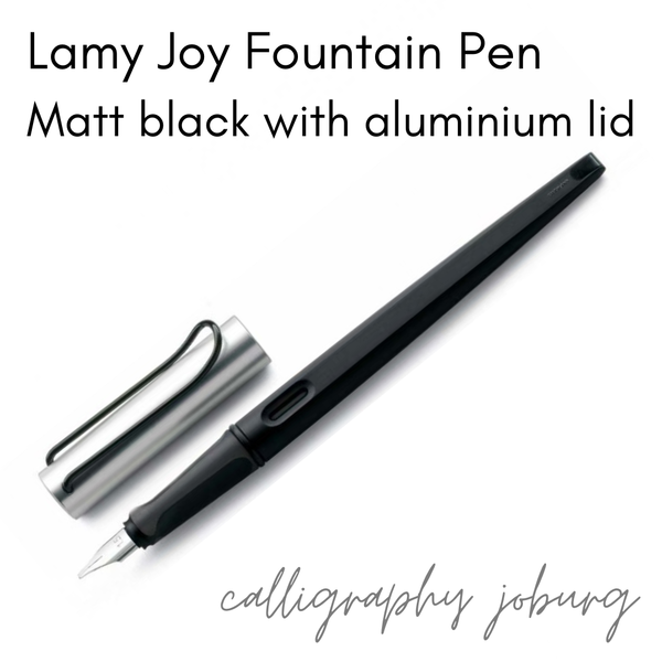 Lamy Joy Fountain Pen - Matt Black & Silver