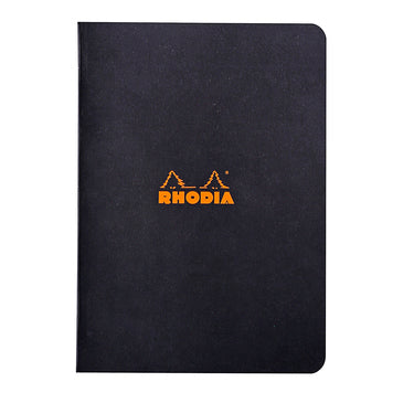 Rhodia Staplebound A5 Notebook - Grid (black cover)