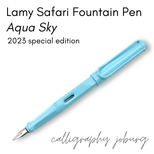 Lamy Safari Fountain Pen - Aqua Sky