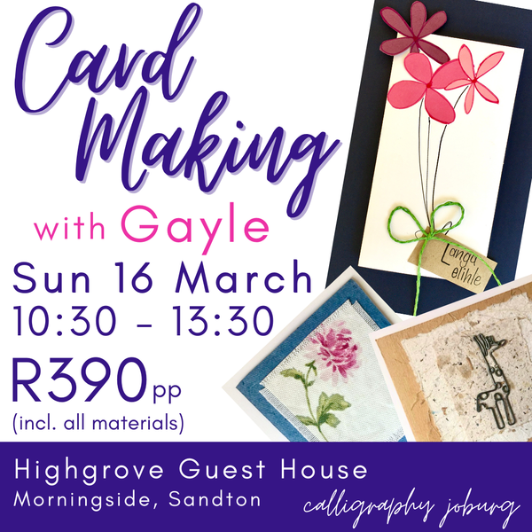 Card Making - 16 March