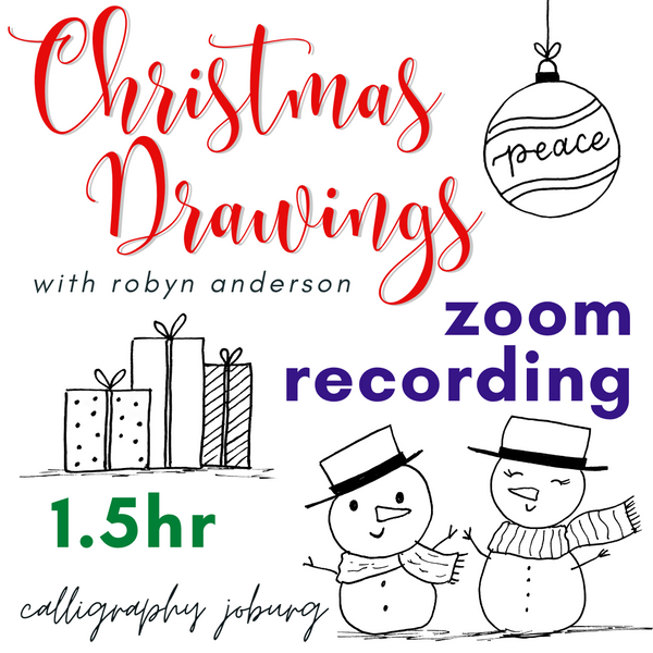 Christmas Drawing Workshop (recording)