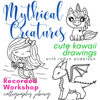 Mythical Creatures Drawing Workshop (recording)