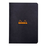 Rhodia Staplebound A5 Notebook - Lined (black cover)