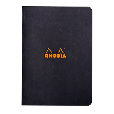 Rhodia Staplebound A5 Notebook - Lined (black cover)