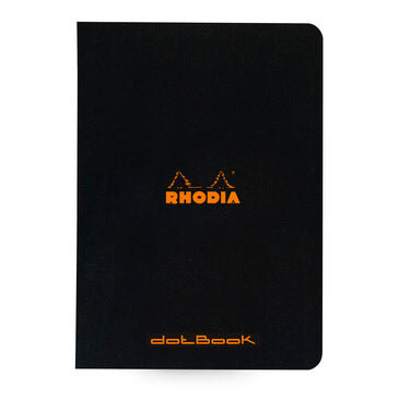 Rhodia Staplebound A5 Notebook - Dot (black cover)