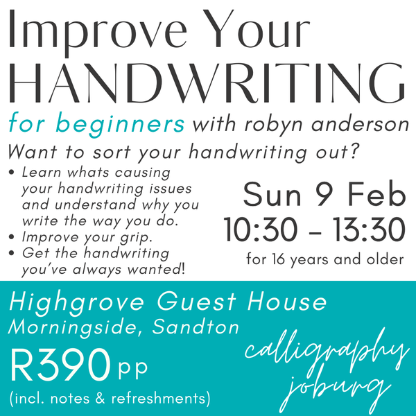 Improve Your Handwriting - 9 Feb