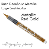 Karin DecoBrush Metallic Brush Markers (singles)