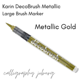 Karin DecoBrush Metallic Brush Markers (singles)