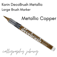 Karin DecoBrush Metallic Brush Markers (singles)