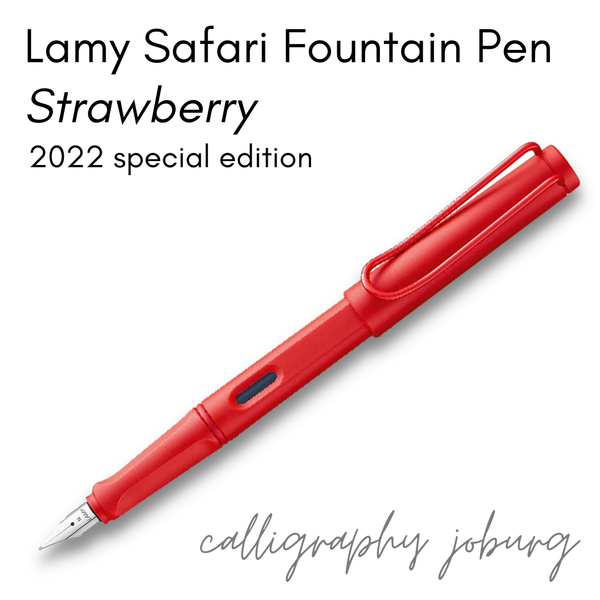 Lamy Safari Fountain Pen - Strawberry