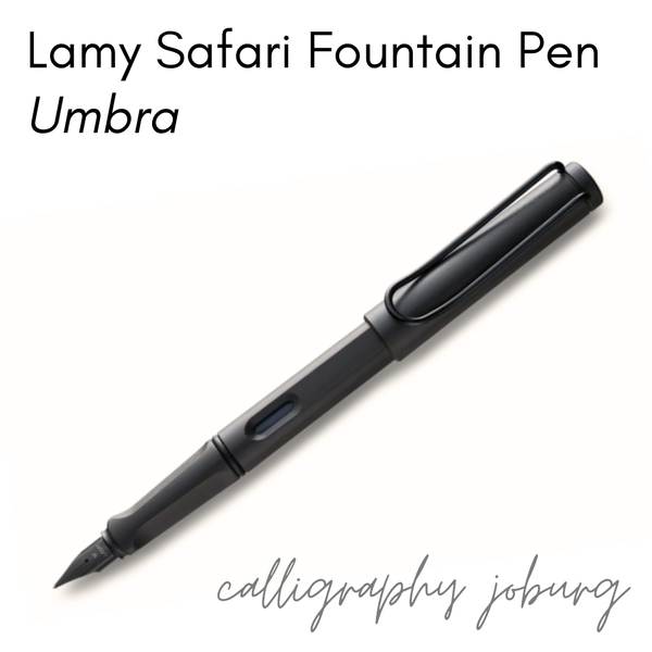 Lamy Safari Fountain Pen - Umbra (dark brown)