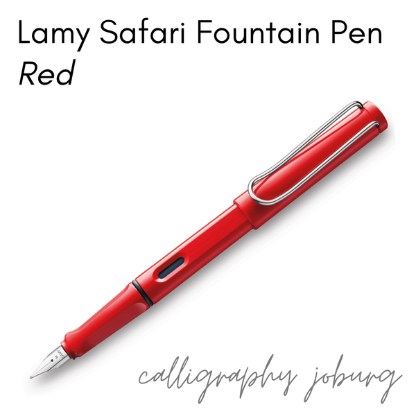 Lamy Safari Fountain Pen - Red