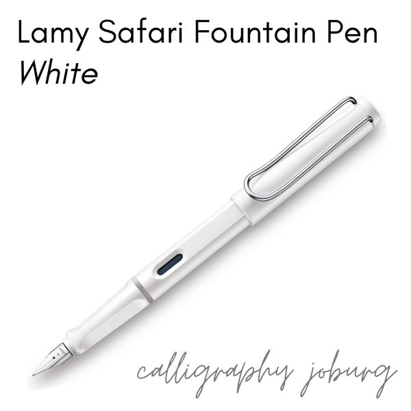 Lamy Safari Fountain Pen - White