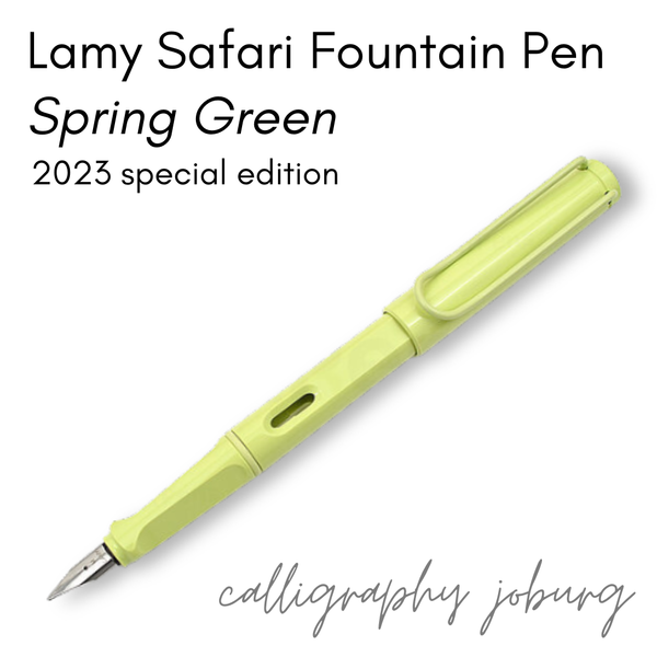 Lamy Safari Fountain Pen - Spring Green