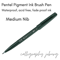 Pentel Pigment Ink Brush Pen - Medium