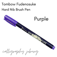 Tombow Fudenosuke Brush Pens - COLOURS (singles)