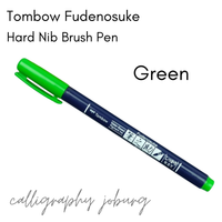 Tombow Fudenosuke Brush Pens - COLOURS (singles)