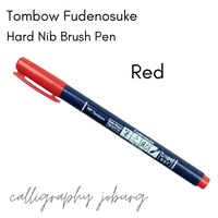 Tombow Fudenosuke Brush Pens - COLOURS (singles)