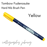 Tombow Fudenosuke Brush Pens - COLOURS (singles)