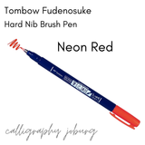 Tombow Fudenosuke Brush Pens - NEONS (singles)