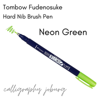 Tombow Fudenosuke Brush Pens - NEONS (singles)