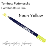 Tombow Fudenosuke Brush Pens - NEONS (singles)