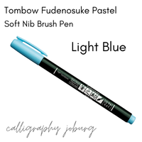 Tombow Fudenosuke Brush Pens - PASTELS (singles)