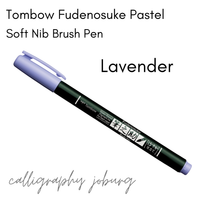 Tombow Fudenosuke Brush Pens - PASTELS (singles)