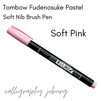 Tombow Fudenosuke Brush Pens - PASTELS (singles)