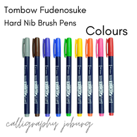 Tombow Fudenosuke Brush Pens - COLOURS (singles)