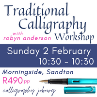 Traditional Calligraphy Basics - 2 Feb