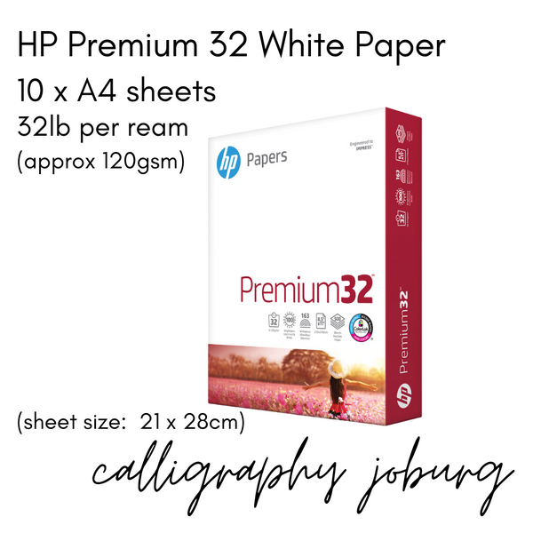 HP Premium 32 Paper (120gsm) - 10 x A4 sheets