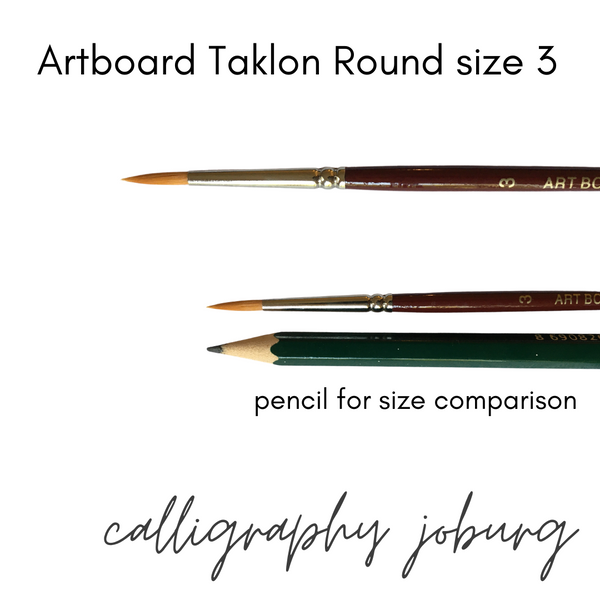 Art Board Golden Taklon - Round size 3