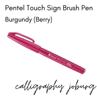 Pentel Touch Sign Brush Pens - Berry