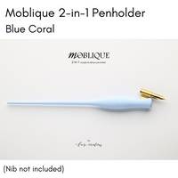 Moblique 2-in-1 Penholder - Blue Coral