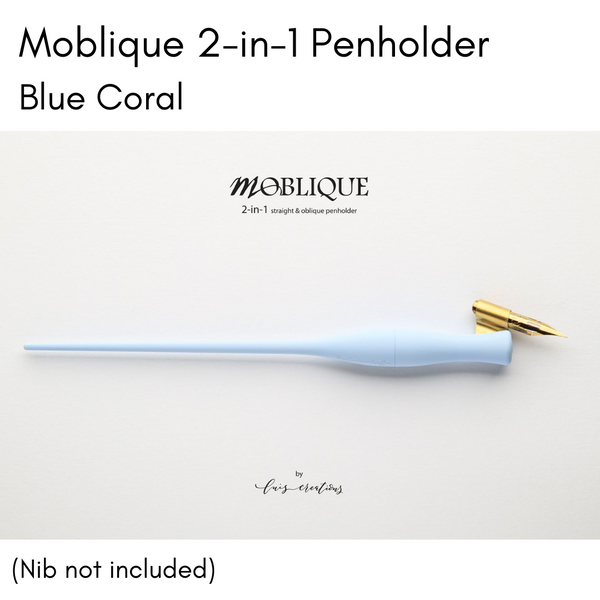 Moblique 2-in-1 Penholder - Blue Coral