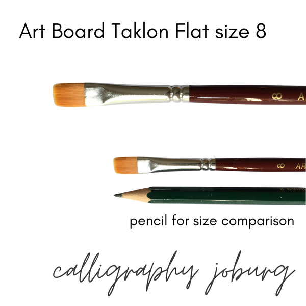 Art Board Golden Taklon - Flat size 8