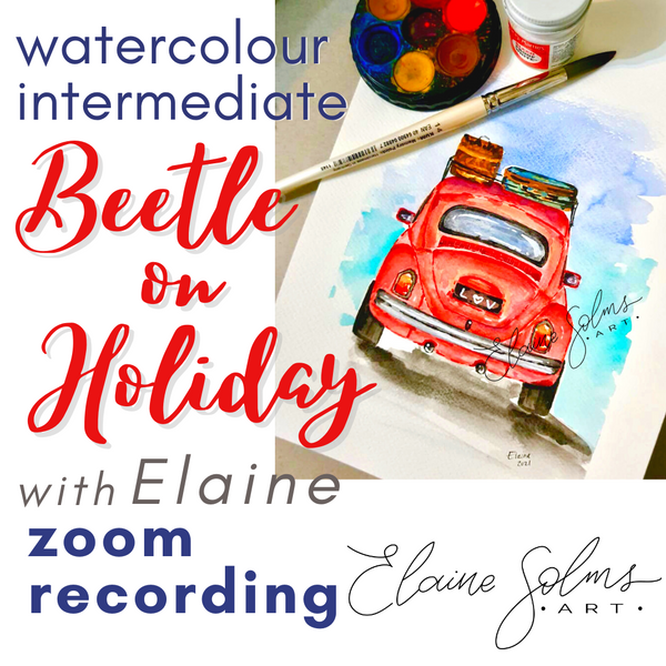 Beetle on Holiday - Intermediate Watercolour Recording