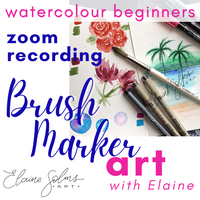 Brush Marker Art - Beginners Workshop Recording