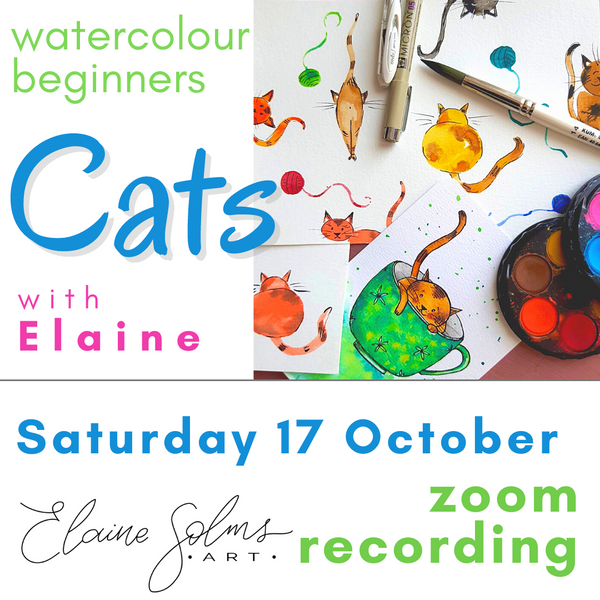 Cats - Beginners Watercolour Recording