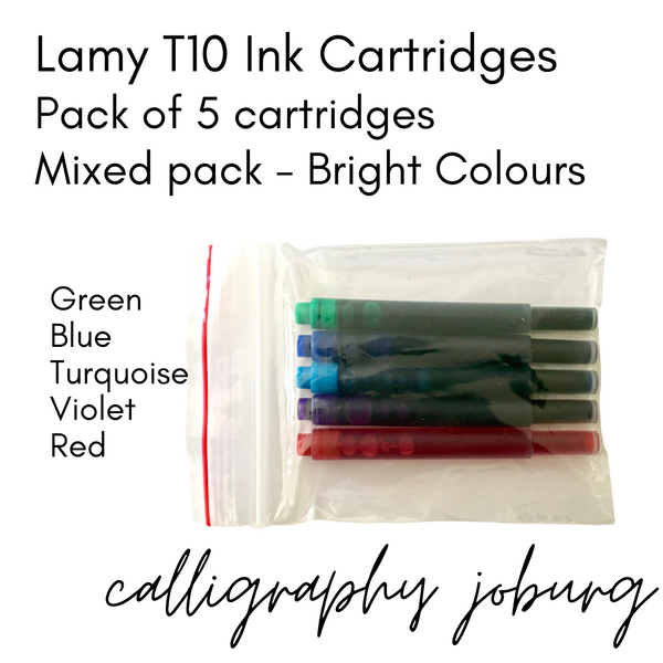 Lamy Ink Cartridges - Mixed (Bright Colours)