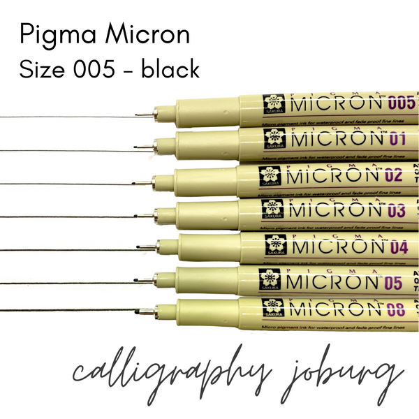 Pigma Micron - size 005